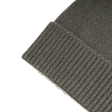 Ladies Plain Lambswool Mix Beanie Olive