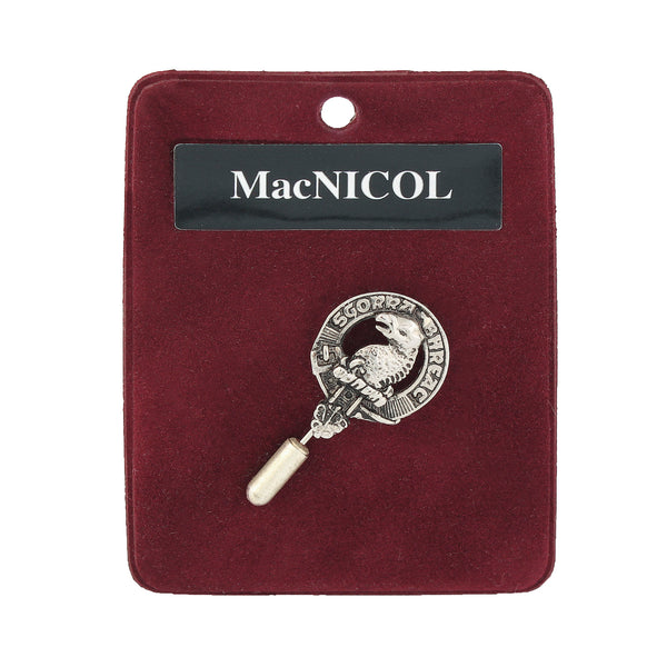 Art Pewter Lapel Pin Macnicol