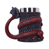 Dragon Coil Tankard Red 16Cm