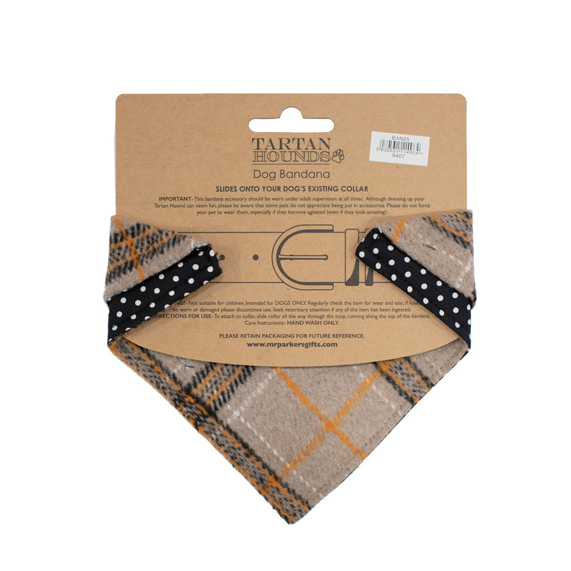 Ht Tartan Dog Bandana