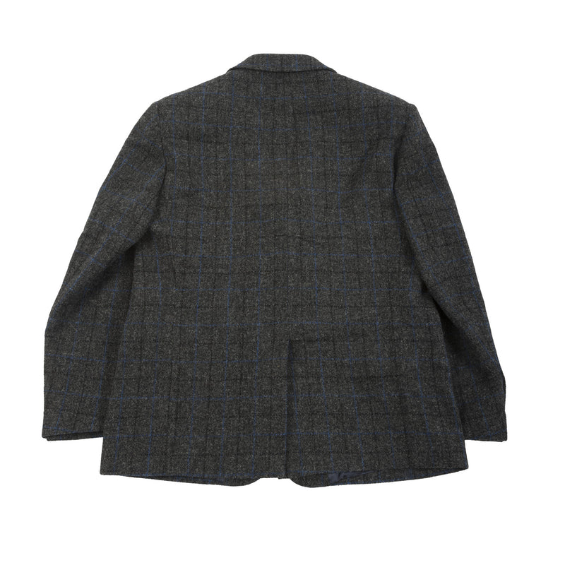 Men's Barra Harris Tweed Jacket Blue Check