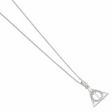 Hp Ster/Silver Deathly Hallows Necklace