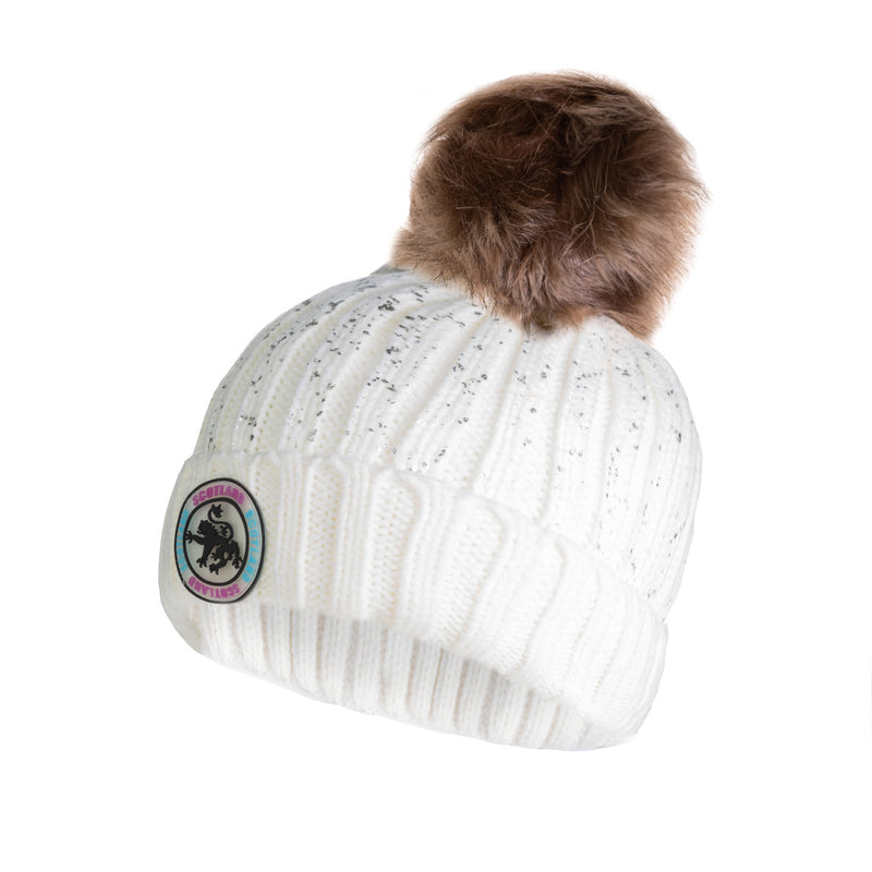 Scotland Cream Glitz Bobble