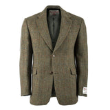 Men's Barra Harris Tweed Jacket Green Hb Check