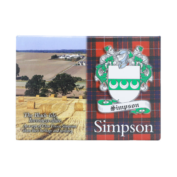 Clan/Family  Scenic Magnet Simpson S