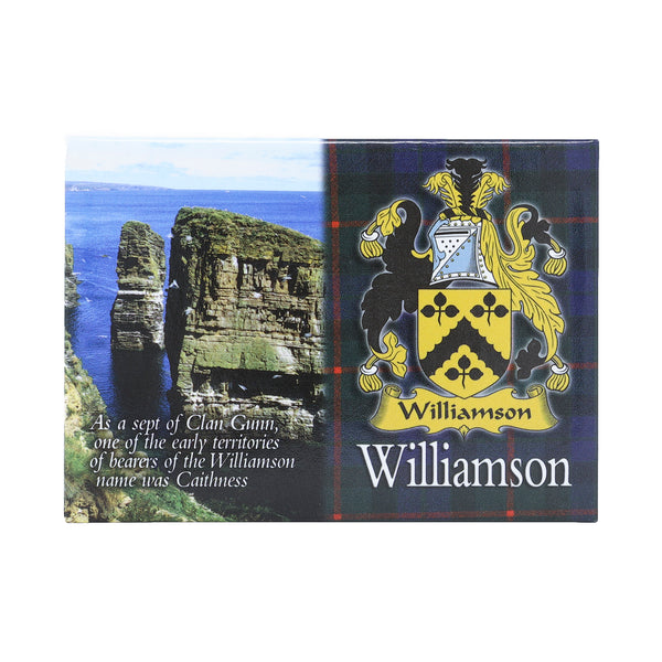 Clan/Family  Scenic Magnet Williamson S