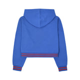 Superman Logo Crop Hoodie