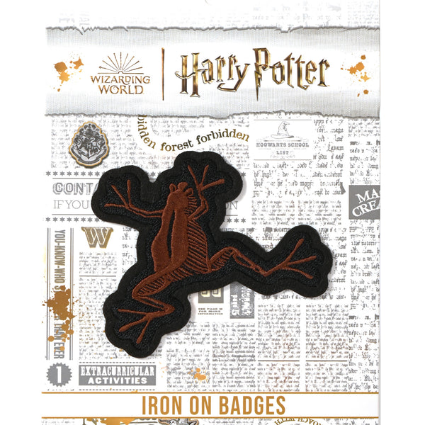 Chocolate Frog Iron On Badgeables