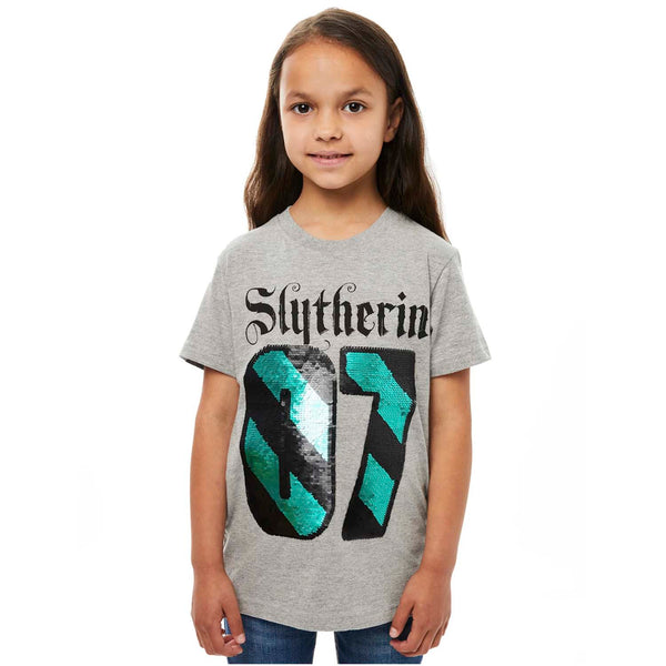 Slytherin Flip Sequin Tee