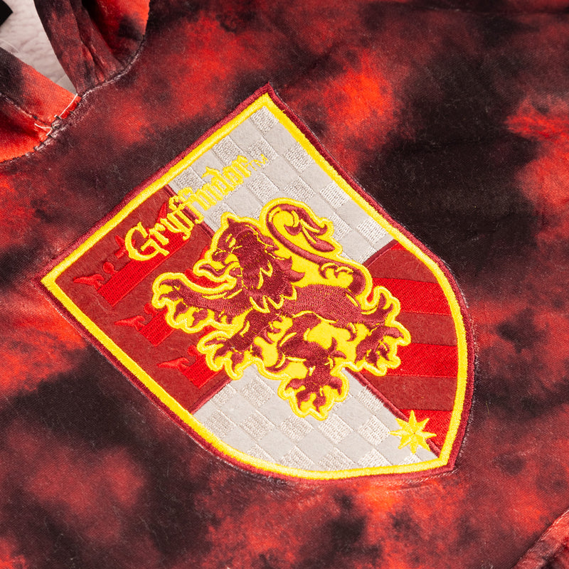 Gryffindor Tie-Dye Kids Blanket Hoodie