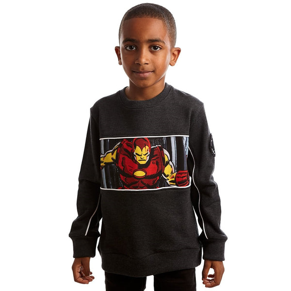 Marvel iron outlet man sweatshirt