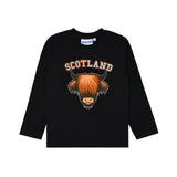 Scotland Cow Kids Long Sleeve T-Shirt