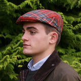 Shetland Wool Tartan Cap Stewart Royal