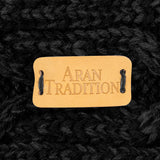 Aran Cable Headband Black