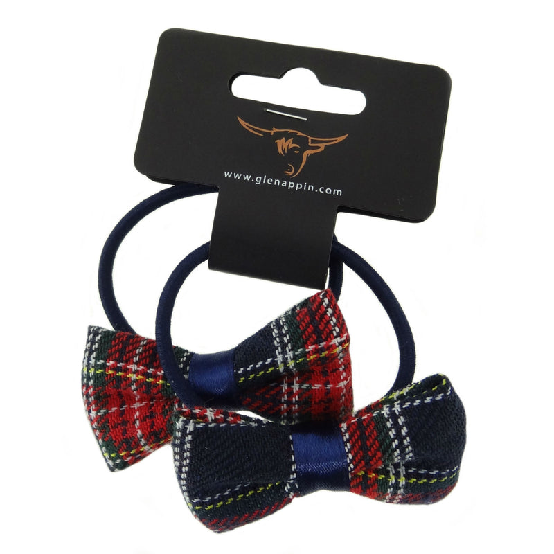 Tartan Bow Ponio Blue