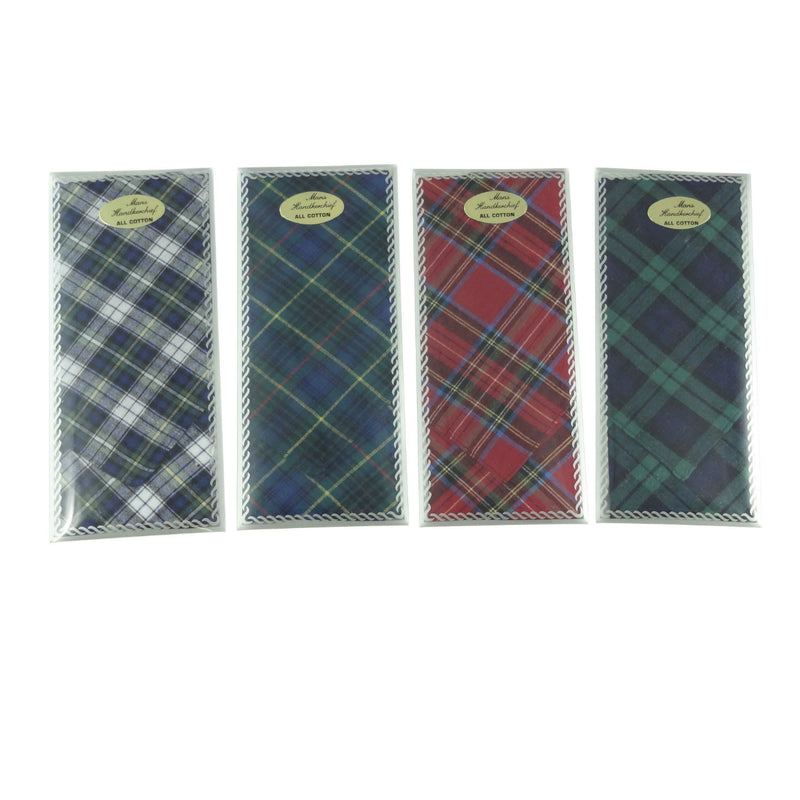 Tartan Handkerchief 4 Asstd Tartans