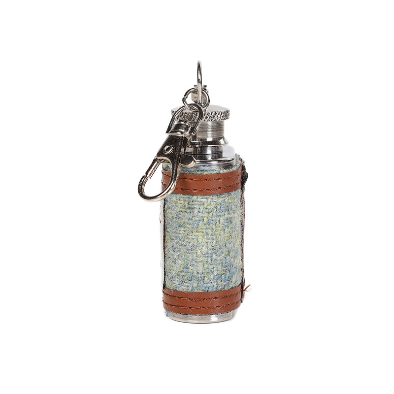 Mini Harris Tweed Hip Flask