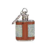 Mini Harris Tweed Hip Flask