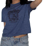 Hp Ravenclaw Womens Cropped Tshirt