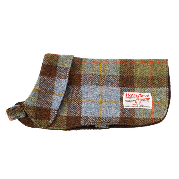 Harris Tweed Dog Coat (Ha222-C3) Lovat Tartan