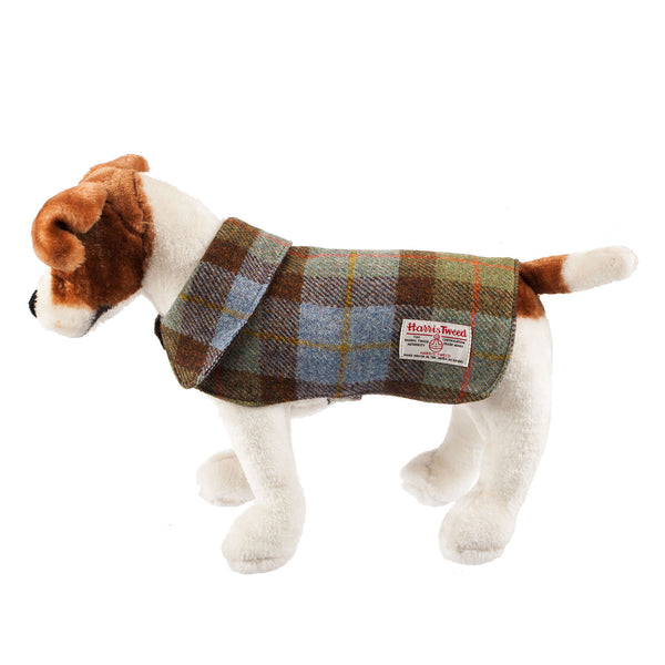 Harris Tweed Dog Coat (Ha222-C3) Lovat Tartan