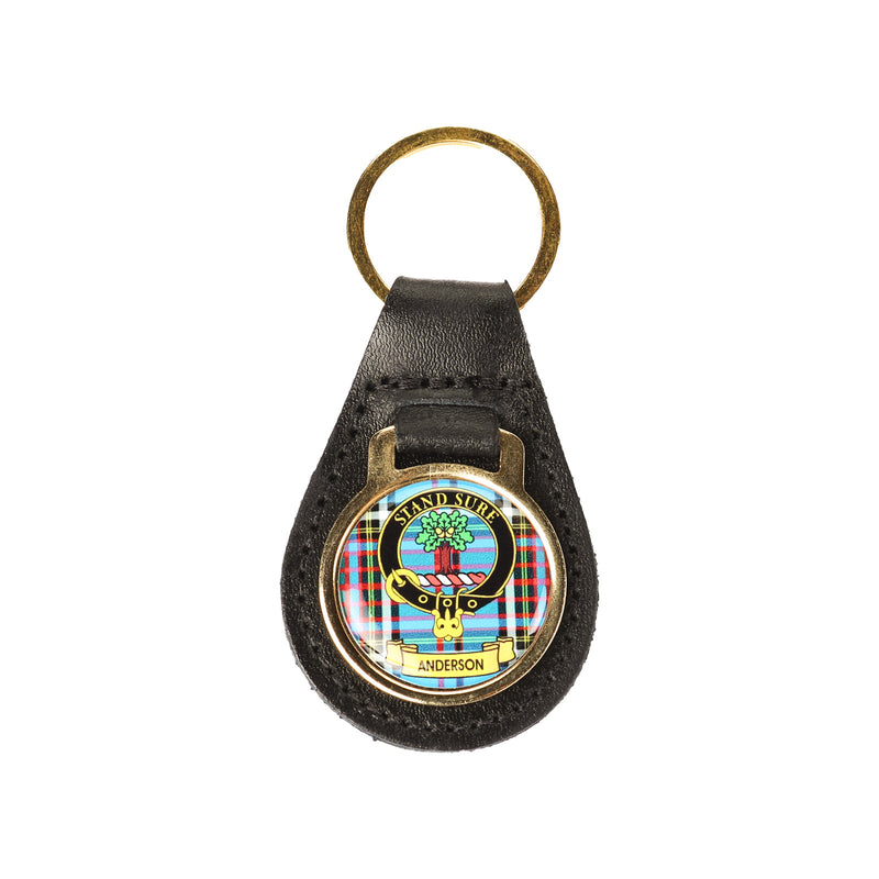 Kc Clan Leather Key Fob Mowat