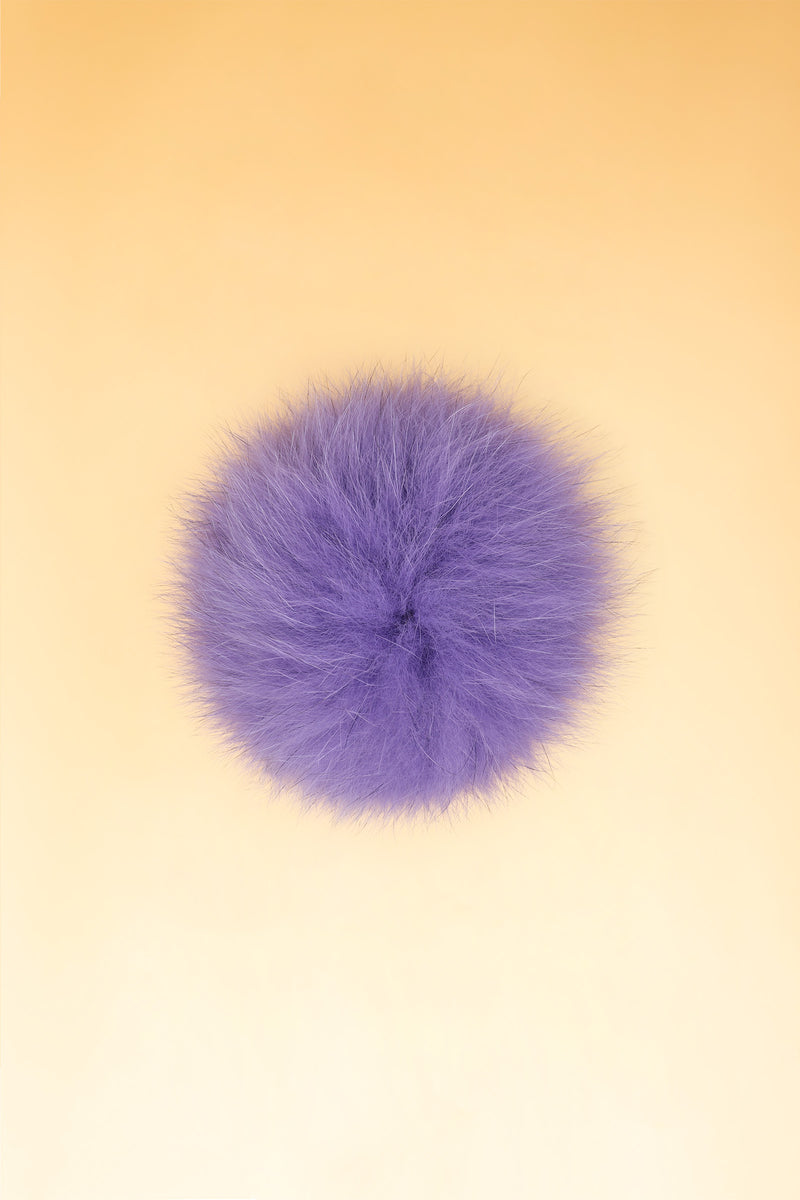 100% Real Fur Pom Pom Iris