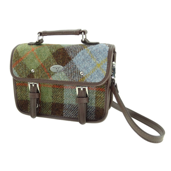 Harris Tweed Bervie Mini Satchel Macleod Tartan