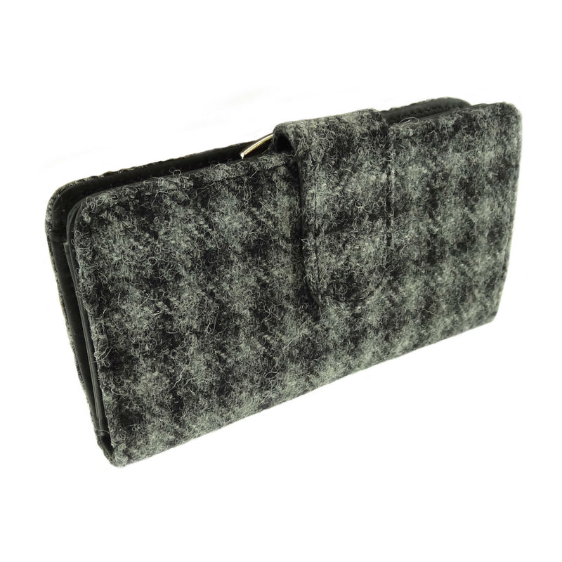 Iona Long Purse Grey Dogtooth