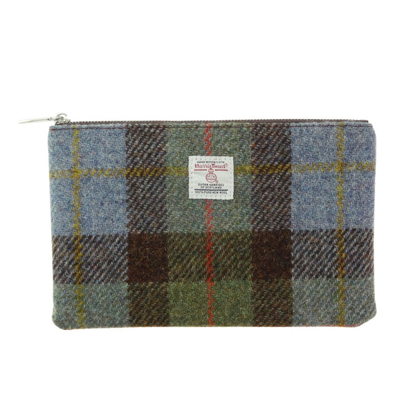 Ht Berneray Medium Zip Pouch Macleod Tartan