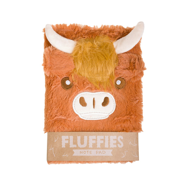 Highland Coo Plush Fluffies A5 Notebook