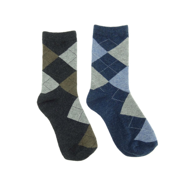 Pack Of 2 Kids Argyll Socks