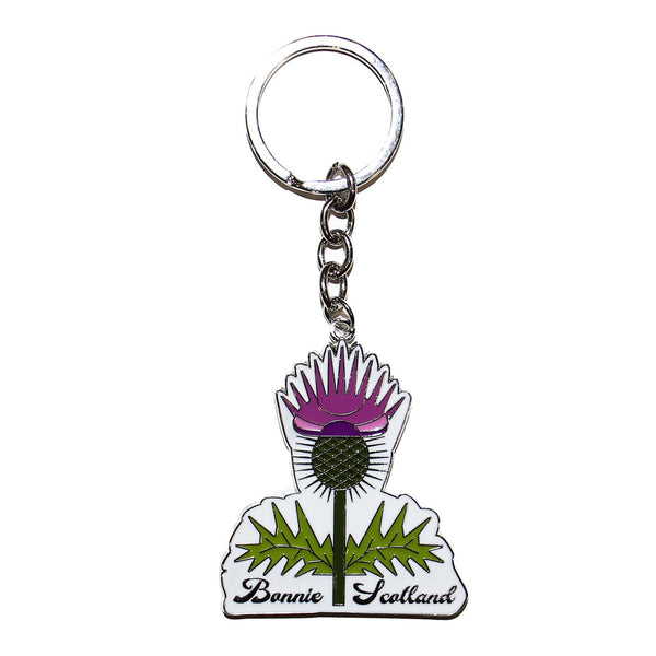 Scottish Thistle Keyring