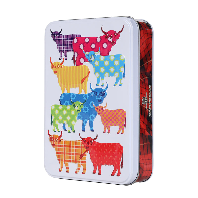 Highland Cows Tin (Assort Shapes Shortbr