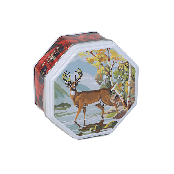 Stag Tin (Petticoat Tails) Octagonal