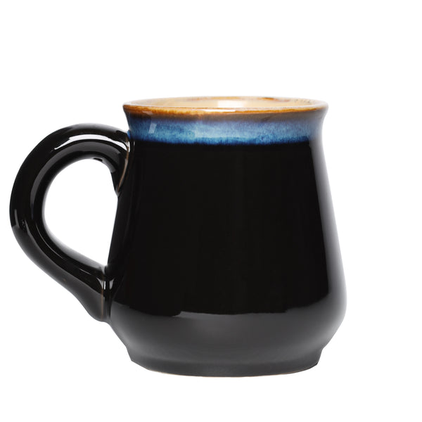 Stoneware Mug With Highland Cow Black