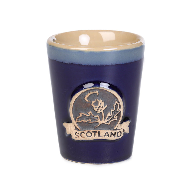 Thistle Shot Glass Blue