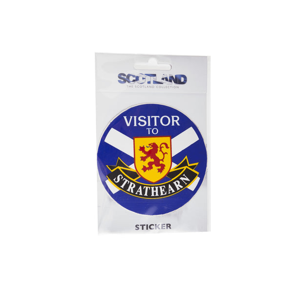 Strathearn Saltire Roundal Sticker