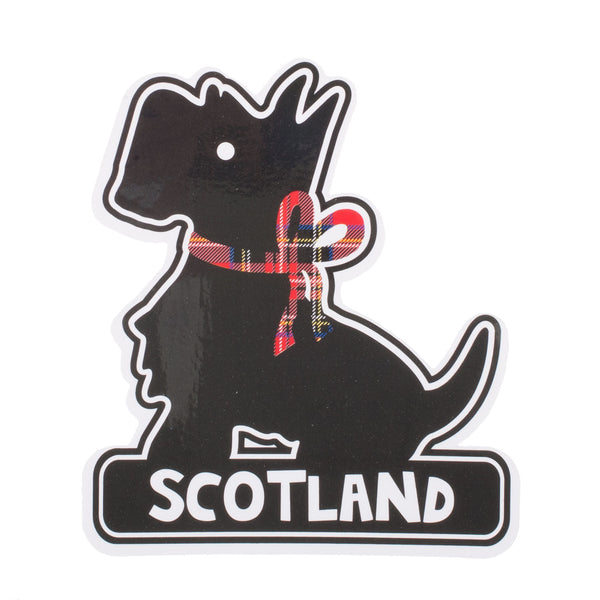 Black Scottie Dog Sticker