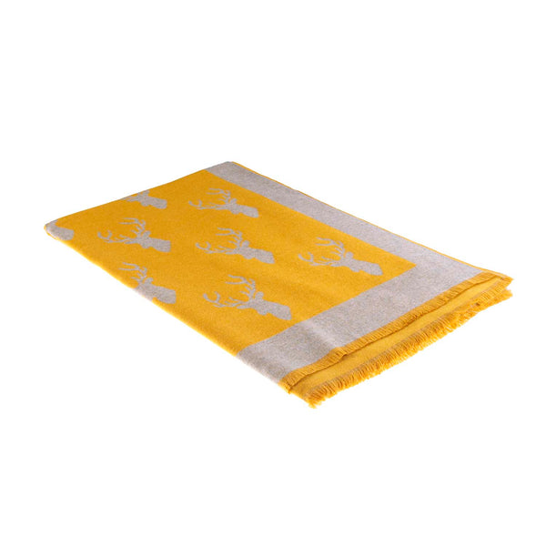 Supersoft Stag Scarf Ochre