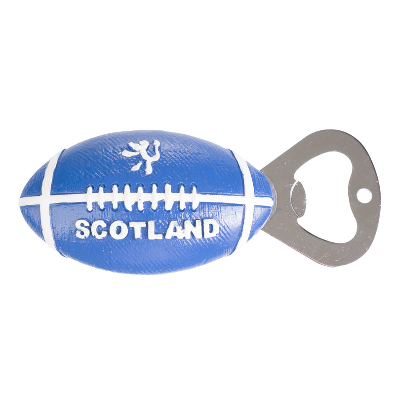 Rugby Ball Bottle Opener Resin Magnet