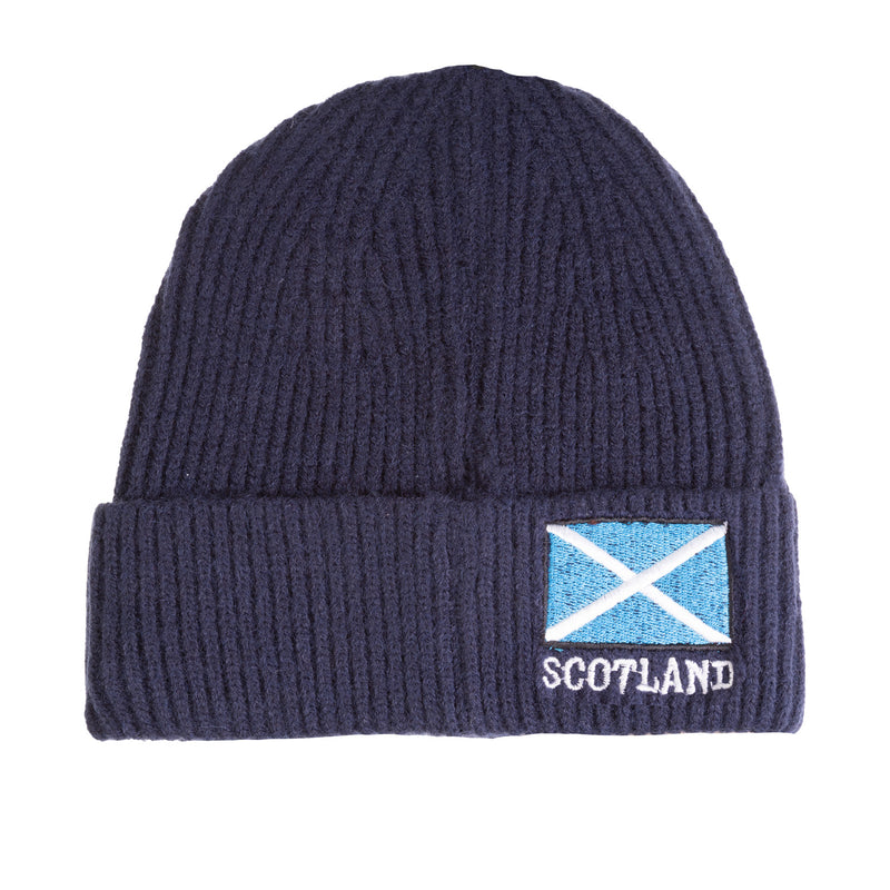 Scotland Ski Hat Flag Logo