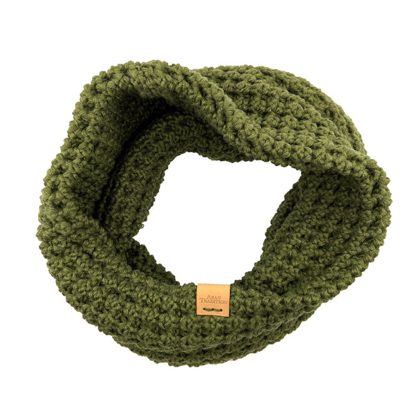 Aran Popcorn Stitch Snood