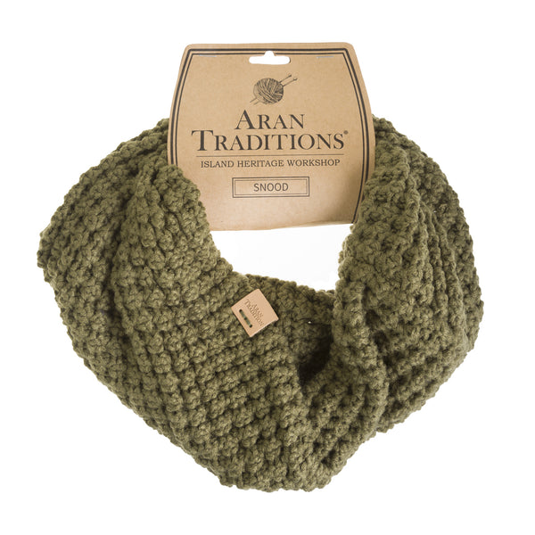 Aran Popcorn Stitch Snood