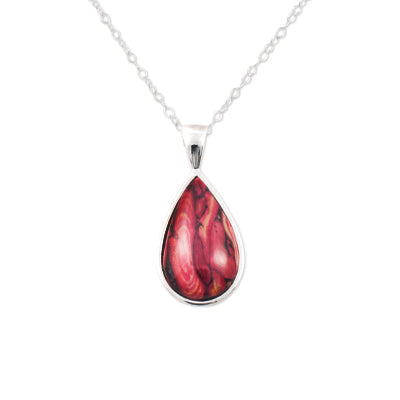 Heathergem Tear Drop Silver Pendant Sp422