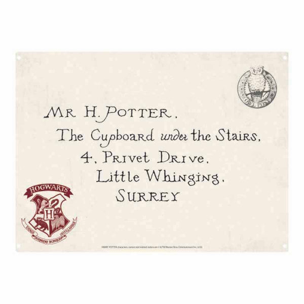 Tin Sign Small - Harry Potter (Letters)