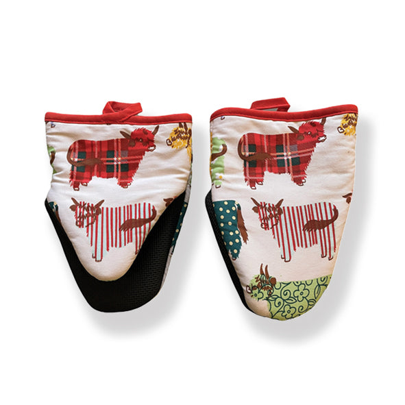 Highland Cow Micro Mitt Set 2