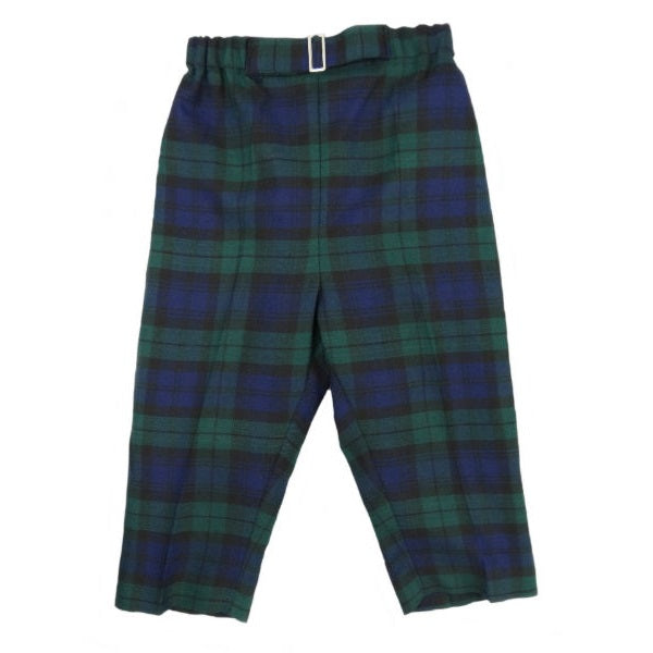 Poly/Viscose Tartan Trousers Black Watch