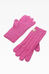 Georgie Cable Rib Gloves - Dunedin Cashmere