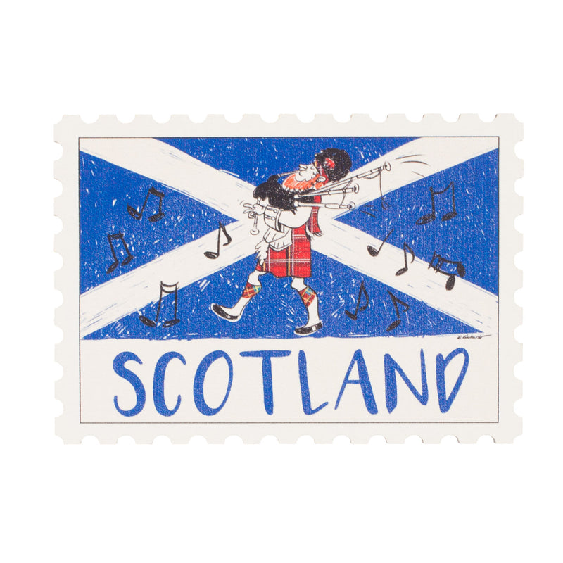 Post Stamp Fridge Magnet 07-Sco